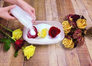 روش خشک کردن سبد گل با مواد شیمیایی