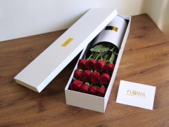 باکس گل رز هلندی قرمز