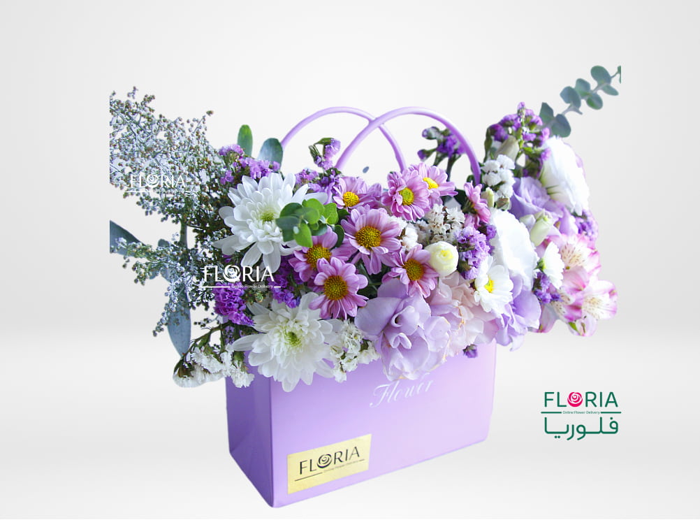 باکس گل پرنیان از نمای کنار